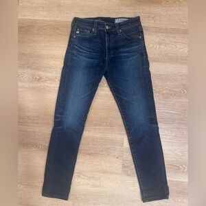 Ag Adriano Goldschmied High Rise The Farrah Skinny Ankle Jean Size 25R